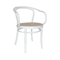 Sillón asiento de mimbre no.30, Barniz B20-asiento ratán New Rotting*TON New