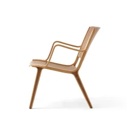 Sillón con reposabrazos AX HM11 Lounge Chair, Walnut-oak*&Tradition Discount