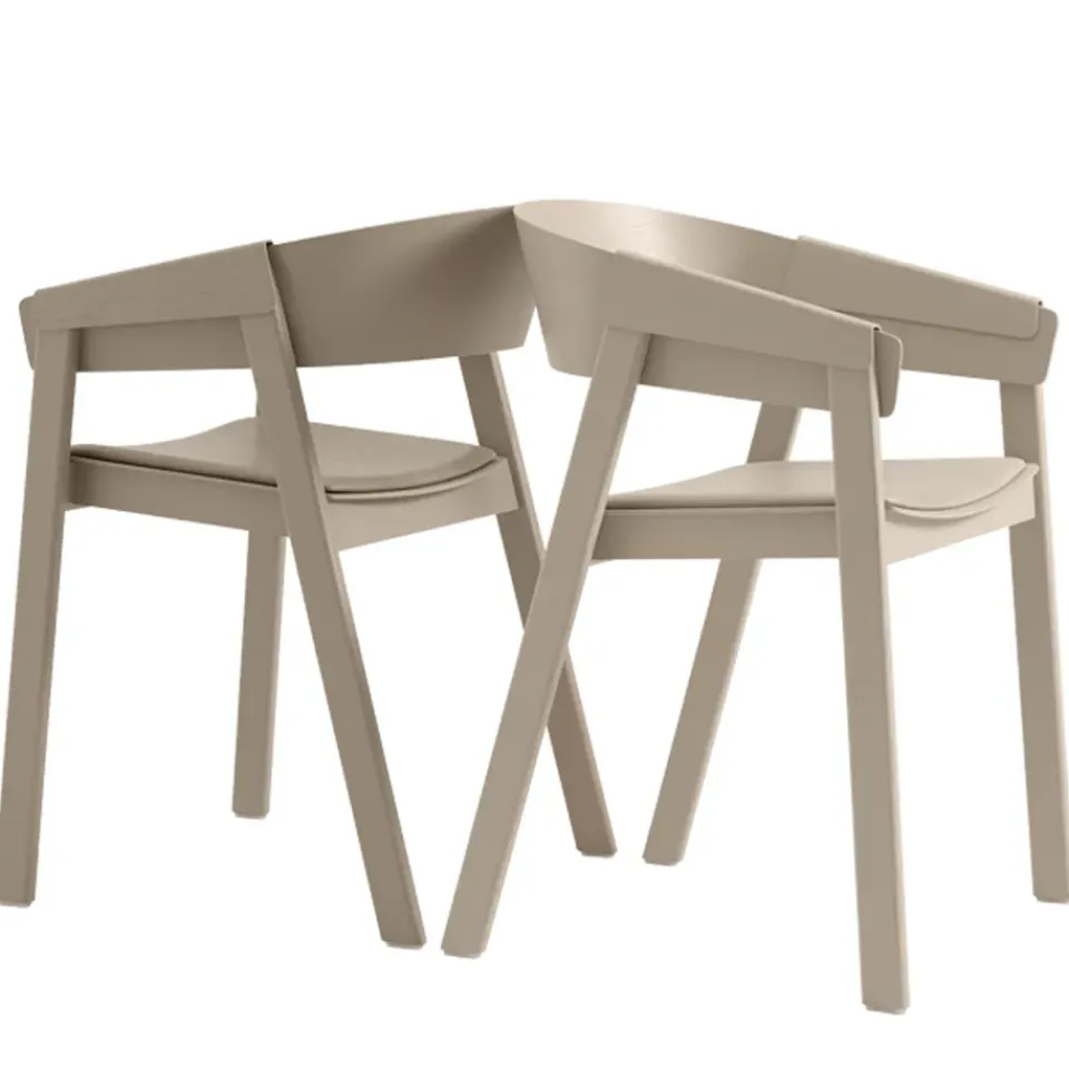 Sillón Cover asiento tapizado, Remix 252-oak*Muuto Sale