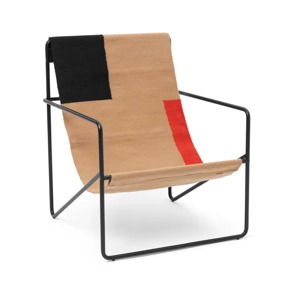 Sillón Desert, Btapa, base negra*Ferm Living Outlet
