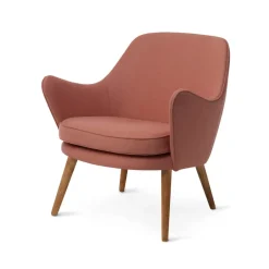Sillón Dwell, Hero 511 blush-patas en roble ahumado*Warm Nordic Clearance