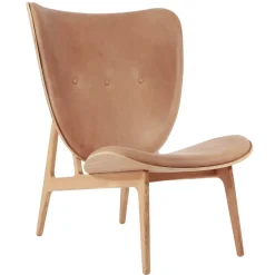 Sillón Elephant lounge leather roble, Dunes camel*NORR11 Discount