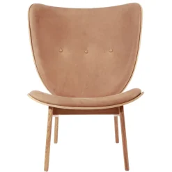 Sillón Elephant lounge leather roble, Dunes camel*NORR11 Discount