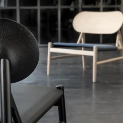 Sillón Ferdinand, Cuero cognac, estructura roble encerado*Brdr. Krüger New