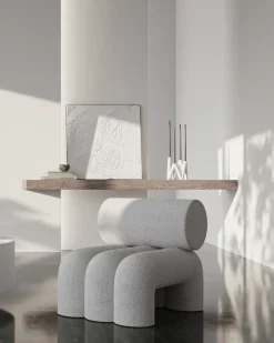 Sillón Foku Chair, Bouclé*101 Copenhagen Hot