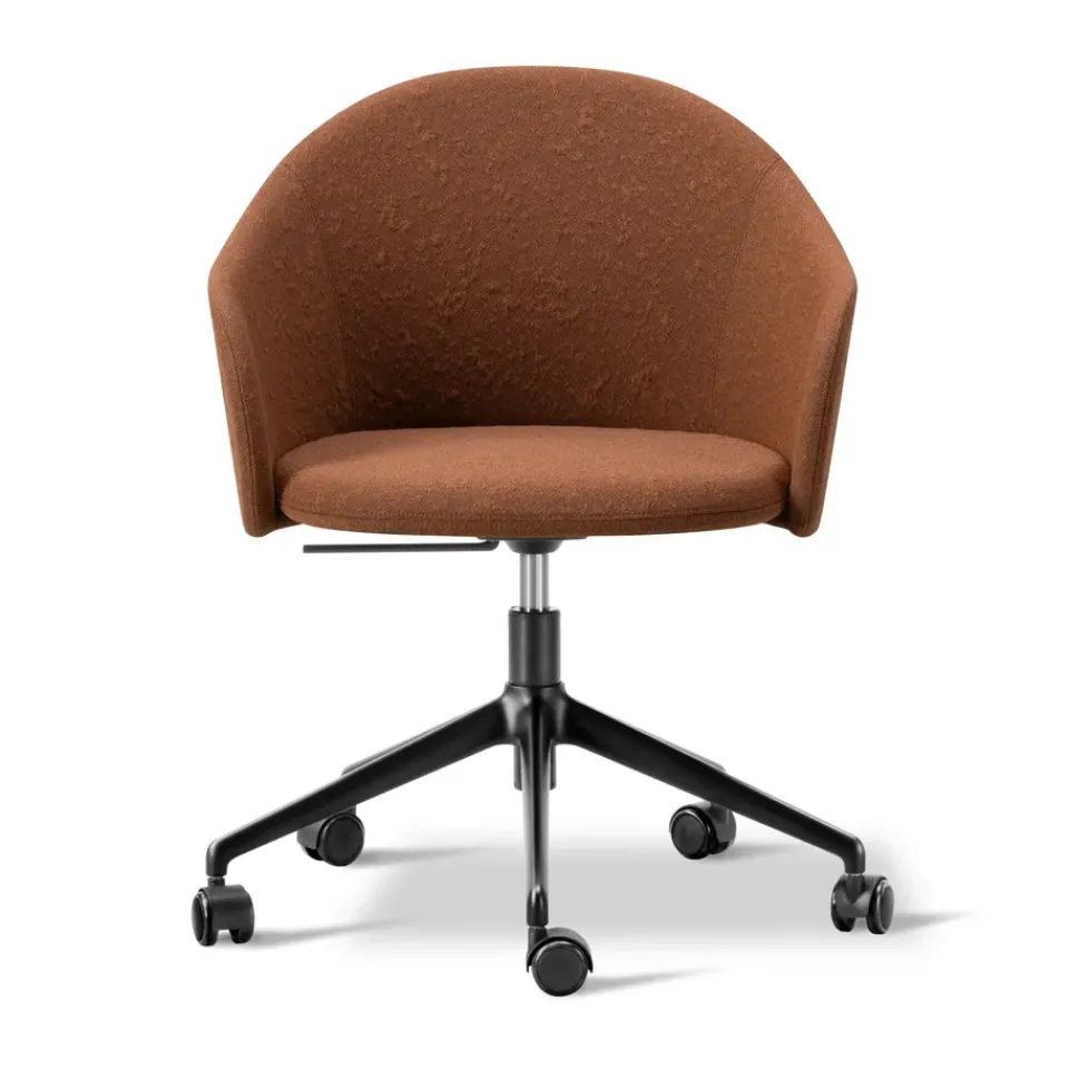 Sillón Gomo Armchair con base giratoria 5 patas, Myr 362-negro*Fredericia Furniture Hot