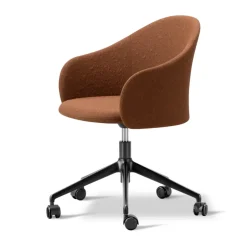 Sillón Gomo Armchair con base giratoria 5 patas, Myr 362-negro*Fredericia Furniture Hot