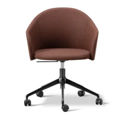Sillón Gomo Armchair con base giratoria 5 patas, Blazer CUZ4D Dunalk-negro*Fredericia Furniture Sale