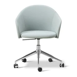 Sillón Gomo Armchair con base giratoria 5 patas, Mylla 811 -aluminio pulido*Fredericia Furniture Hot