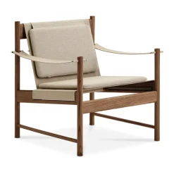 Sillón HB, Roble aceitado ahumado-lona natural*Brdr. Krüger Discount
