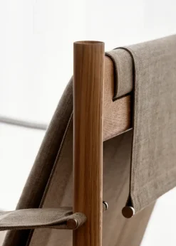 Sillón HB, Roble aceitado ahumado-lona natural*Brdr. Krüger Discount