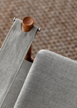 Sillón HB, Roble aceitado ahumado-lona natural*Brdr. Krüger Discount
