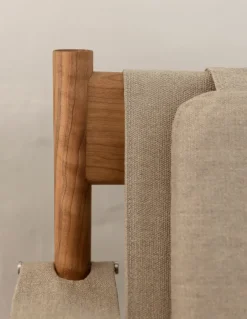 Sillón HB, Roble aceitado ahumado-lona natural*Brdr. Krüger Discount