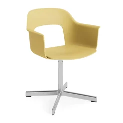 Sillón Layout Armchair 231 silla de oficina, Biscotti-aluminio pulido 4 star swivel base*HAY
