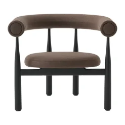 Sillón lounge Bukowski, Negro, Wooly Plus 1008*New Works Online
