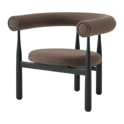 Sillón lounge Bukowski, Negro, Wooly Plus 1008*New Works Online