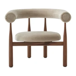 Sillón lounge Bukowski, Nogal, Rest 23*New Works Online