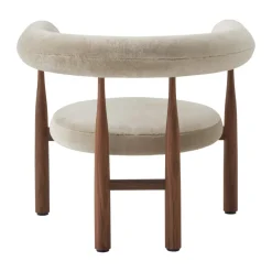 Sillón lounge Bukowski, Nogal, Rest 23*New Works Online
