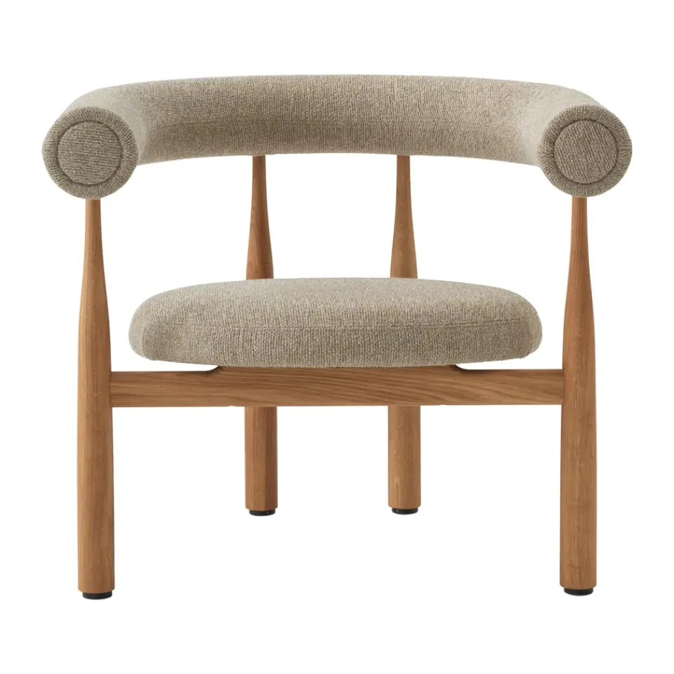 Sillón lounge Bukowski, Roble, Moss 17*New Works Sale