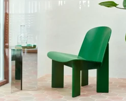 Sillón lounge Chisel, a lacada color intenso*HAY Hot