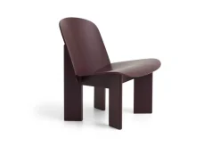 Sillón lounge Chisel, a lacada color Borgoña oscuro*HAY Hot
