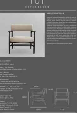 Sillón lounge Nama, Sand*101 Copenhagen Sale