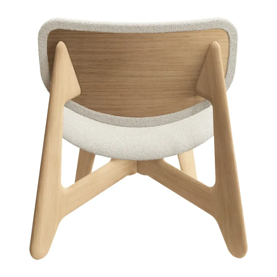 Sillón lounge Slab con asiento tapizado, Roble natural cepillado-Elle 0200 CMHR Natural*Tom Dixon Sale
