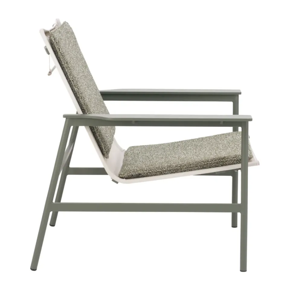 Sillón lounge Soro, Nordic green-teddy*Brafab Clearance
