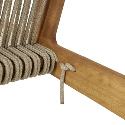 Sillón MR01 Initial outdoor lounge chair, Madera de iroko aceitada*GUBI Clearance
