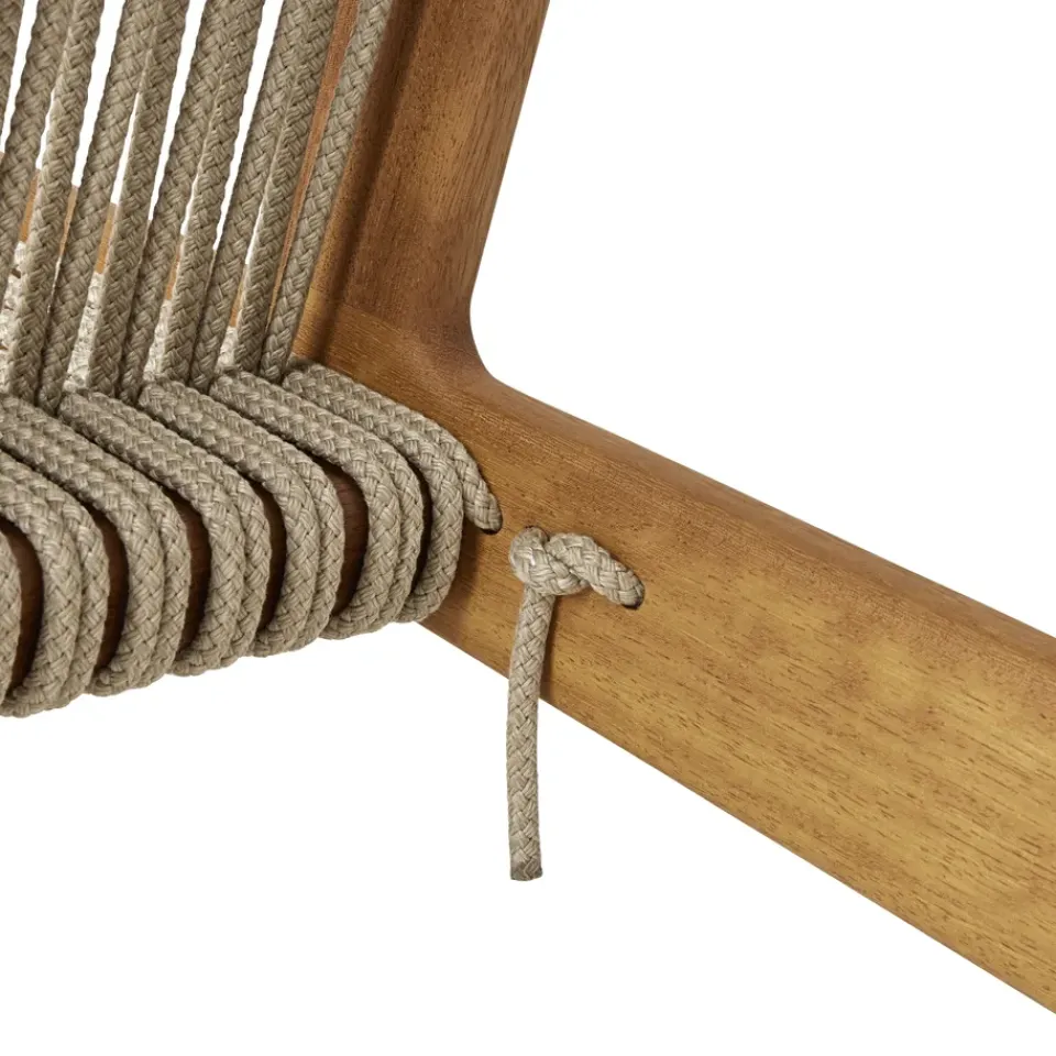 Sillón MR01 Initial outdoor lounge chair, Madera de iroko aceitada*GUBI Clearance