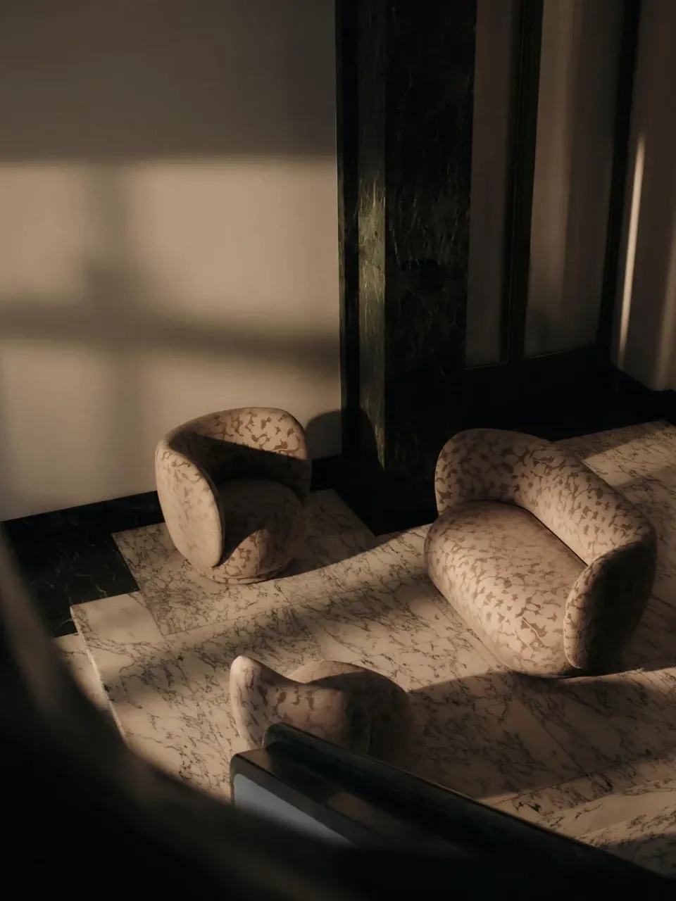 Sillón Rico lounge chair, Cilla-Taupe*Ferm Living Clearance