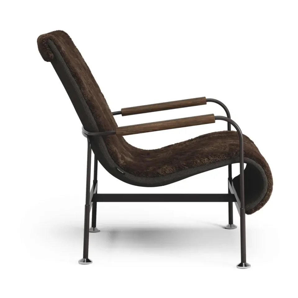 Sillón Serpentine, Piel de oveja Espresso- oscuro*Swedese Discount