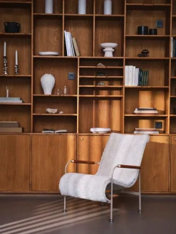 Sillón Serpentine, Piel de oveja Espresso- oscuro*Swedese Discount