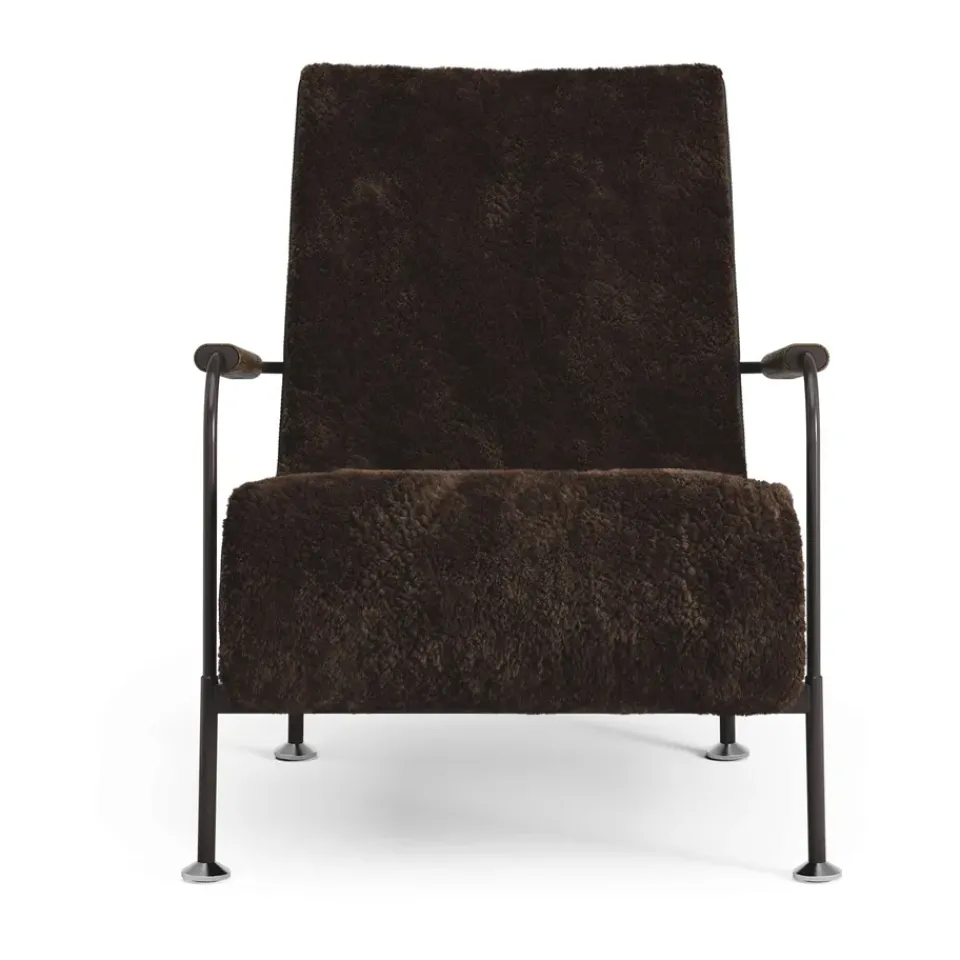 Sillón Serpentine, Piel de oveja Espresso- oscuro*Swedese Discount