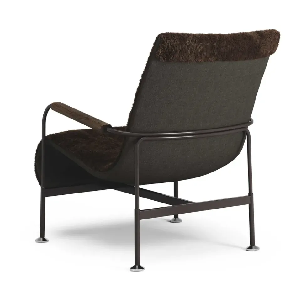 Sillón Serpentine, Piel de oveja Espresso- oscuro*Swedese Discount