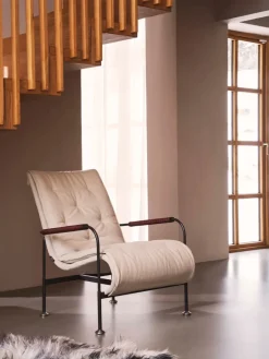 Sillón Serpentine, Piel de oveja Espresso- oscuro*Swedese Discount