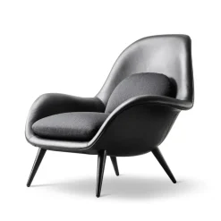 Sillón Swoon , Cuero 88- roble-balder 192*Fredericia Furniture Best
