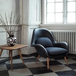 Sillón Swoon , Grand mohair 2103-roble ahumado*Fredericia Furniture Sale