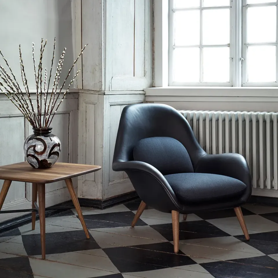 Sillón Swoon , Grand mohair 2103-roble ahumado*Fredericia Furniture Sale