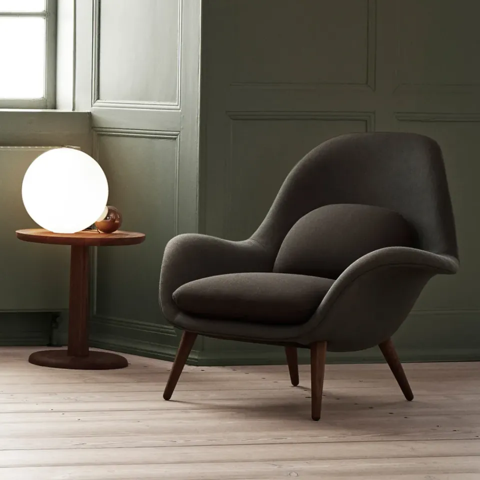 Sillón Swoon , Grand mohair 2103-roble ahumado*Fredericia Furniture Sale