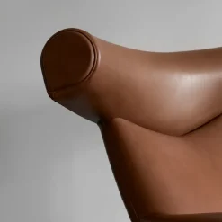 Sillón Wegner Ox, Cuero max 93-cromo*Fredericia Furniture Best