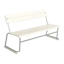 Sofá 3, Roble lacado en blanco – bastidor galvanizado en caliente*Grythyttan Stålmöbler Hot