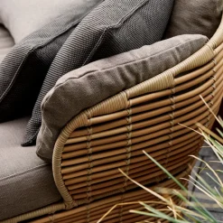 Sofá Basket de 2 plazas, Graphic grey, cojines*Cane-line Sale