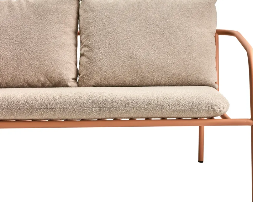 Sofá Bendt, Teddy beige-peach*Brafab Online