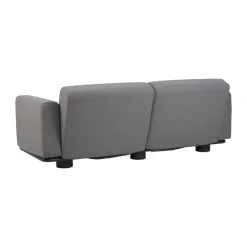 Sofá Bolster, Antracita-teddy grey, 2,5 plazas*Brafab Online