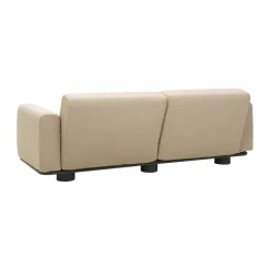 Sofá Bolster, Antracita-teddy beige, 2,5 plazas*Brafab Outlet
