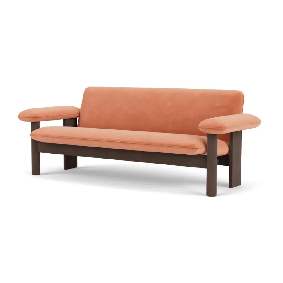 Sofá Brasilia 2 plazas, Dark oak-Avalon 012*Audo Copenhagen Outlet