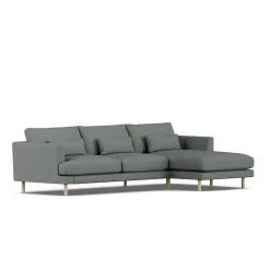 Sofá Bredhult, Caleido Grey 1240-roble blanco aceitado, 2,5 plazas C1*1898