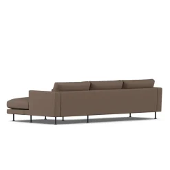 Sofá Bredhult, Jump Brown 1955-acero negro, 2,5 plazas C1*1898 Outlet