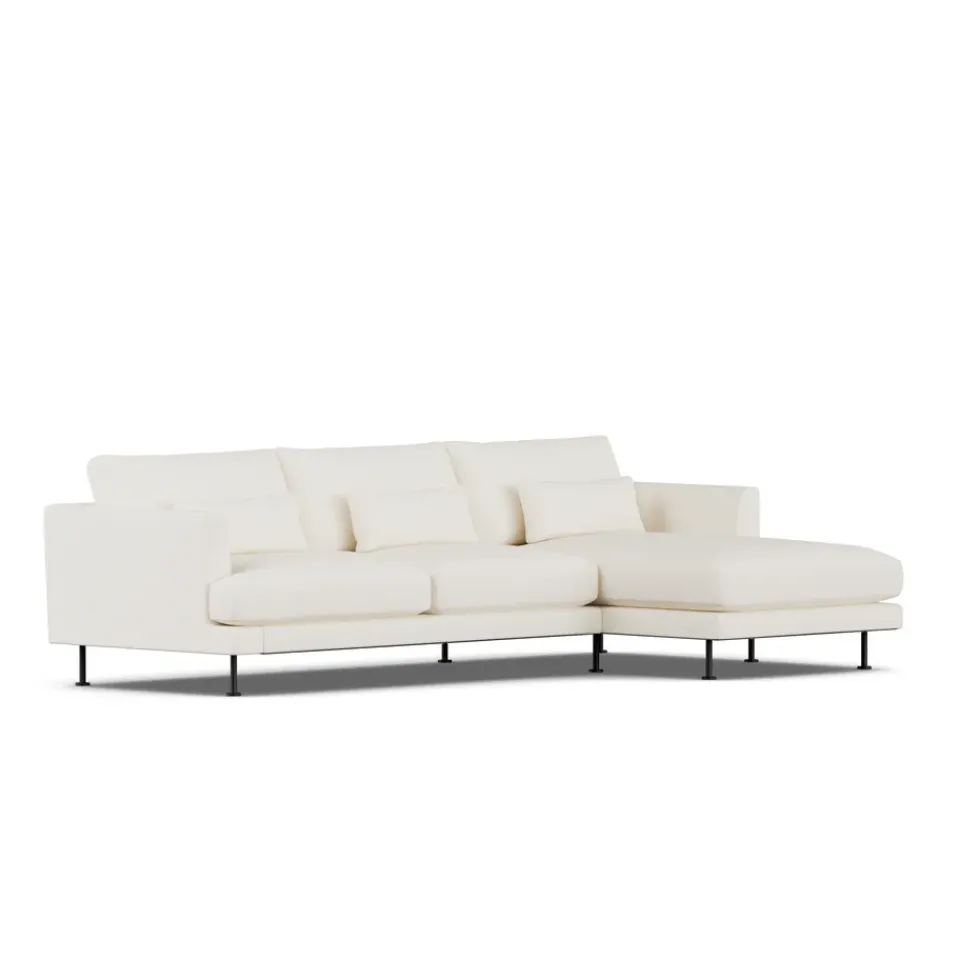 Sofá Bredhult, Jump Off White 1954-acero negro, 2,5 plazas C1*1898 Online
